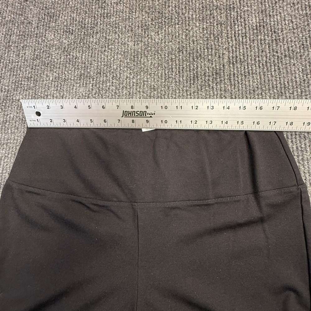 IMAN Global Chic Black Ankle Zip Womens Size 1X Long High Rise Stretch Pants - Picture 4 of 11